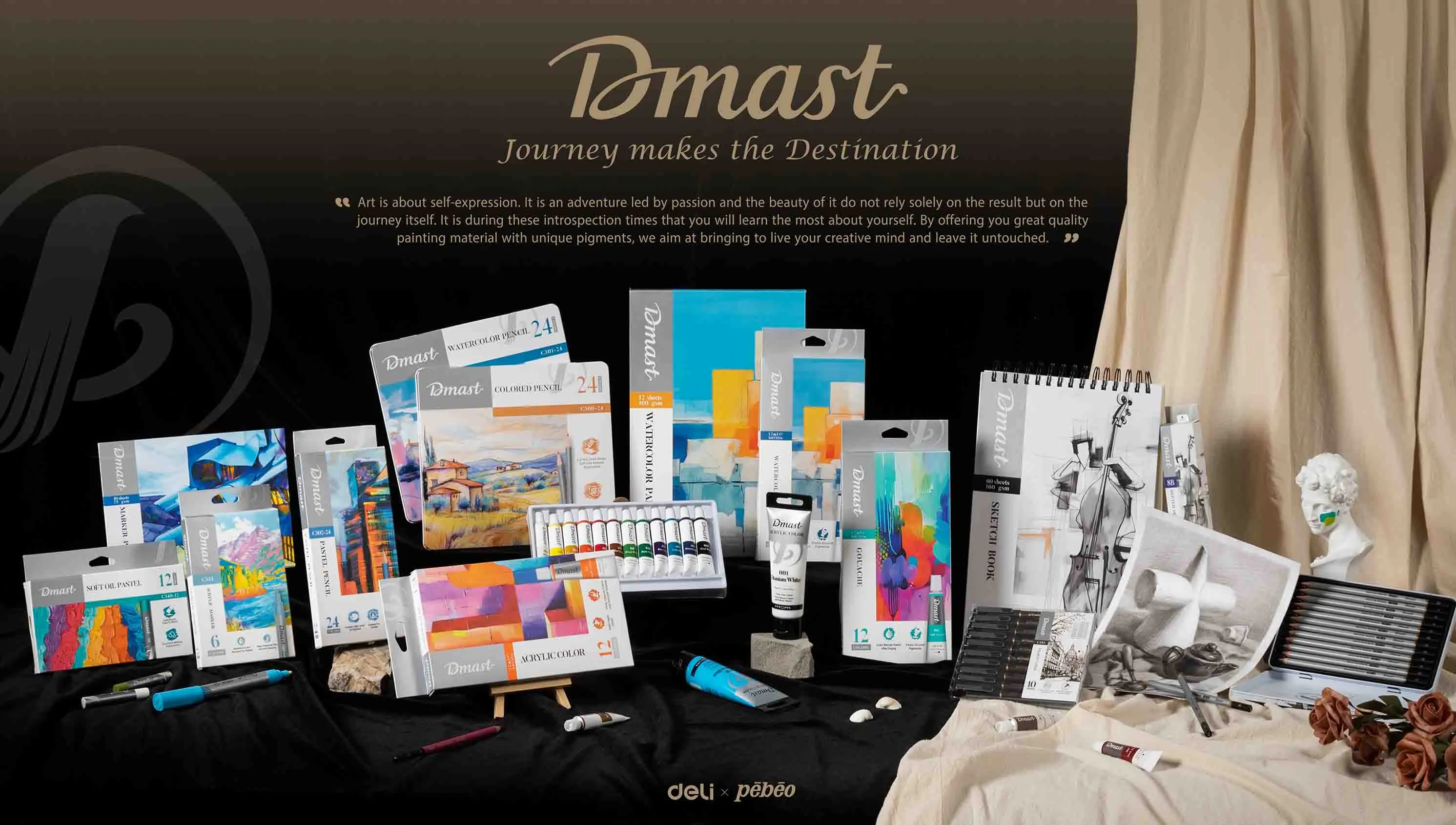 Dmast Debuts With Professional Fine Art Supplies In Online Streaming Event