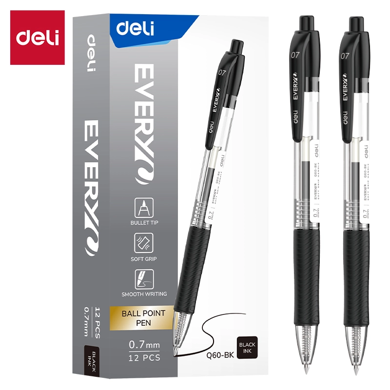 Deli-EQ60-BK Ballpoint Pen