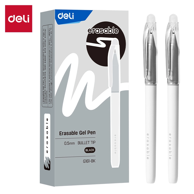 Deli-EG161-BK Erasable Gel Pen