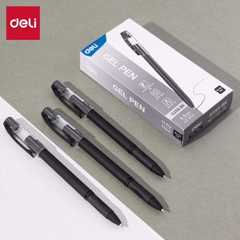 Deli-EG153-BK Office Gel Pen