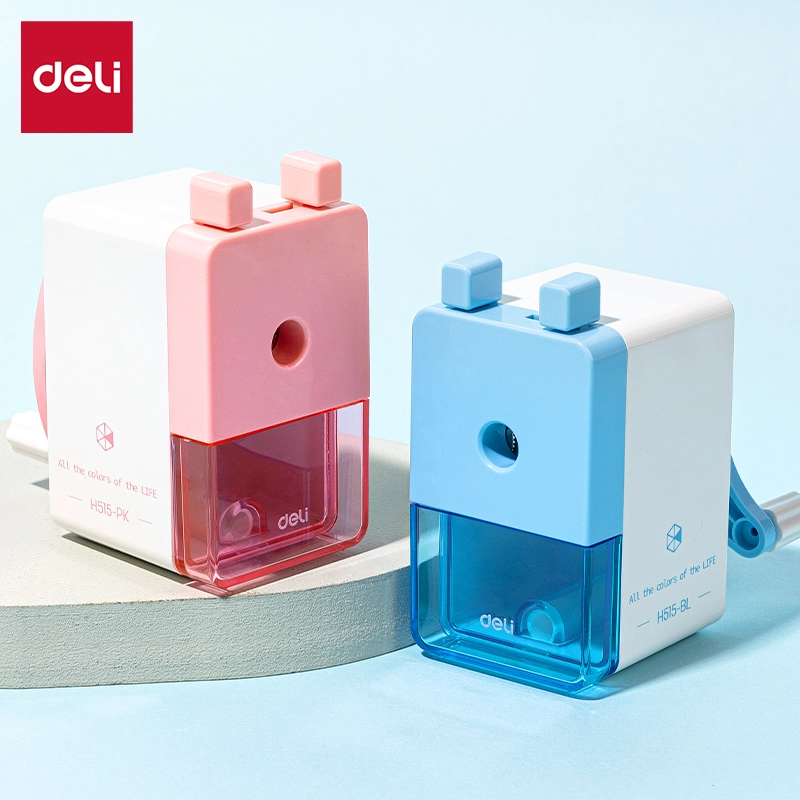 Deli-EH515-PK Rotary Pencil Sharpener