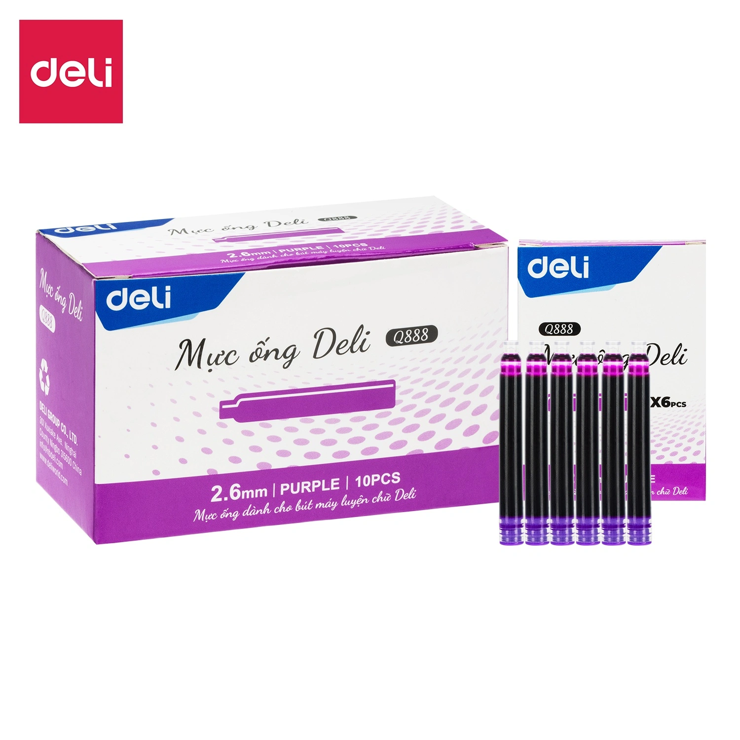 Deli-CQ888 Fountain Pen Ink Sac