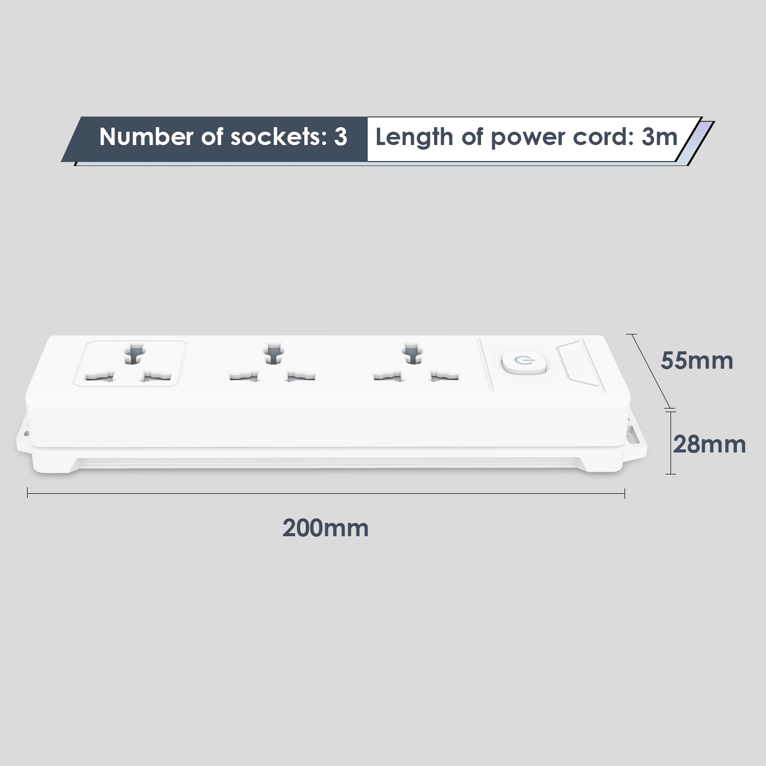 deli et401 power strip 10