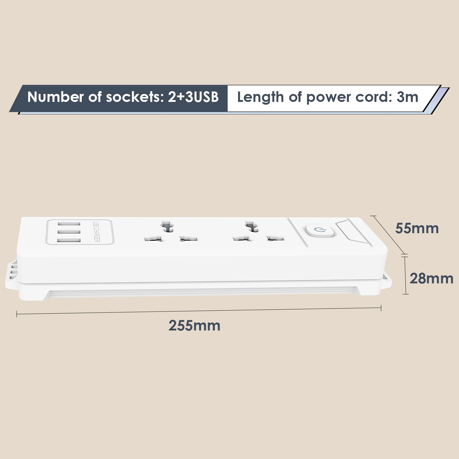 deli et407 power strip 10