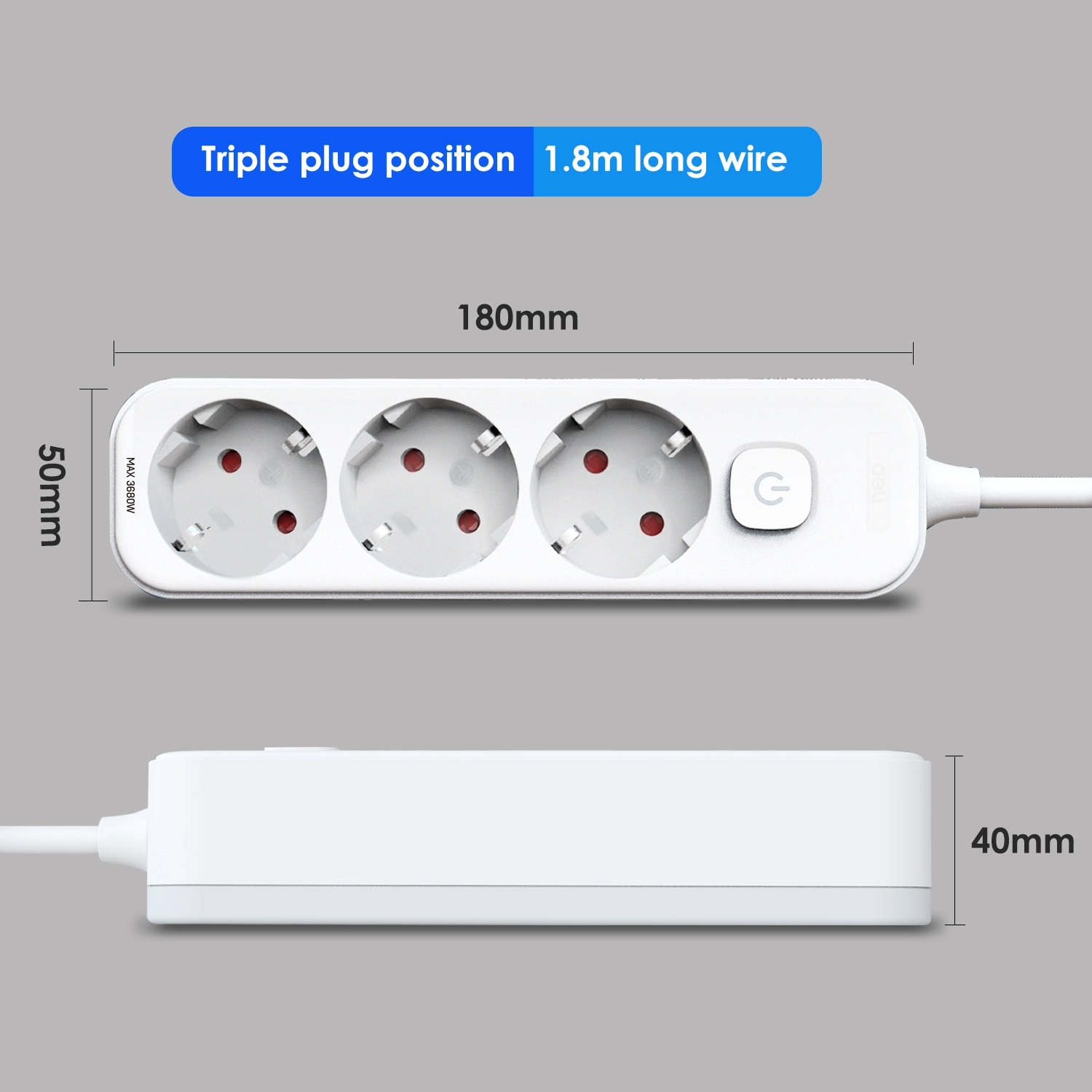 deli et431 power strip 9