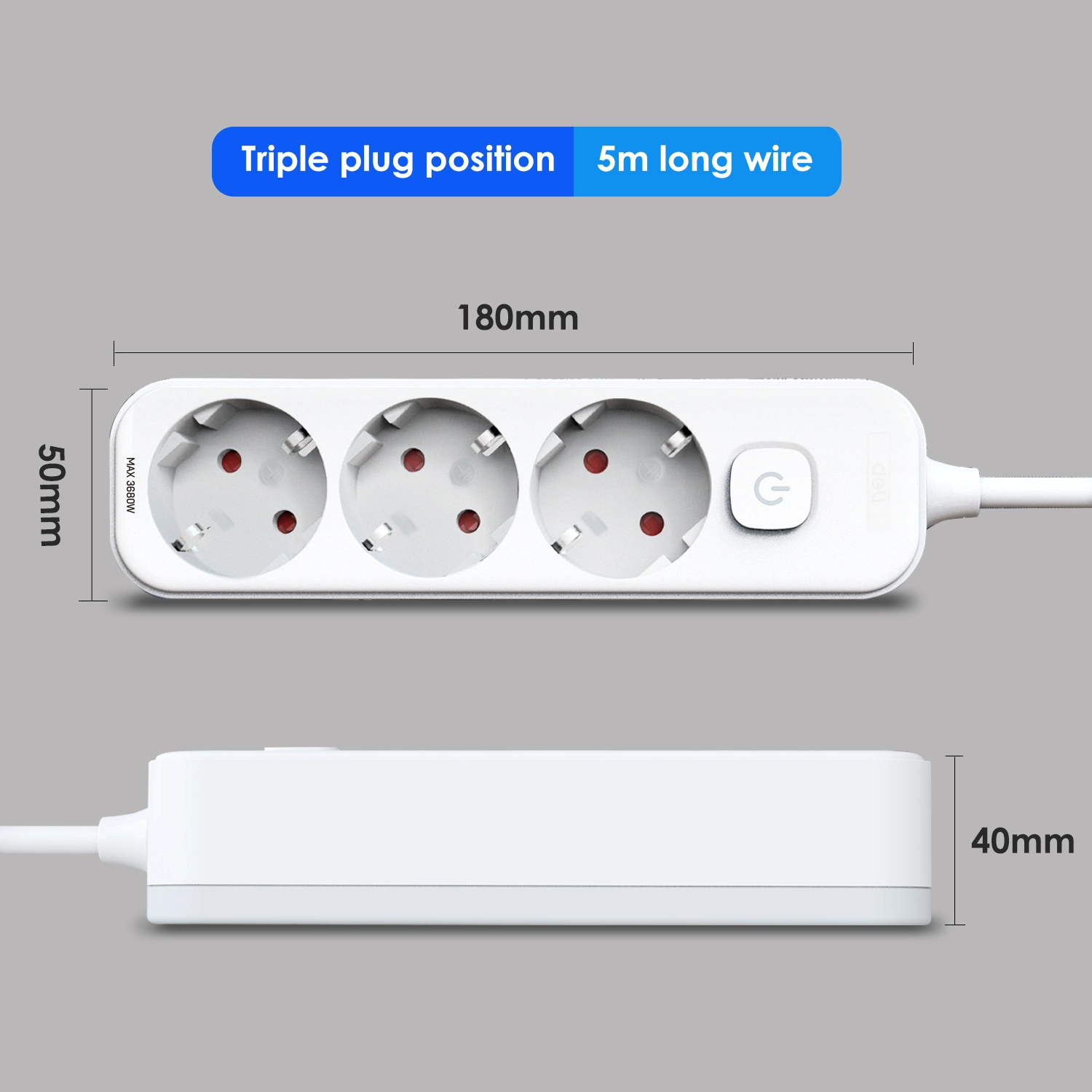 deli et433 power strip 9