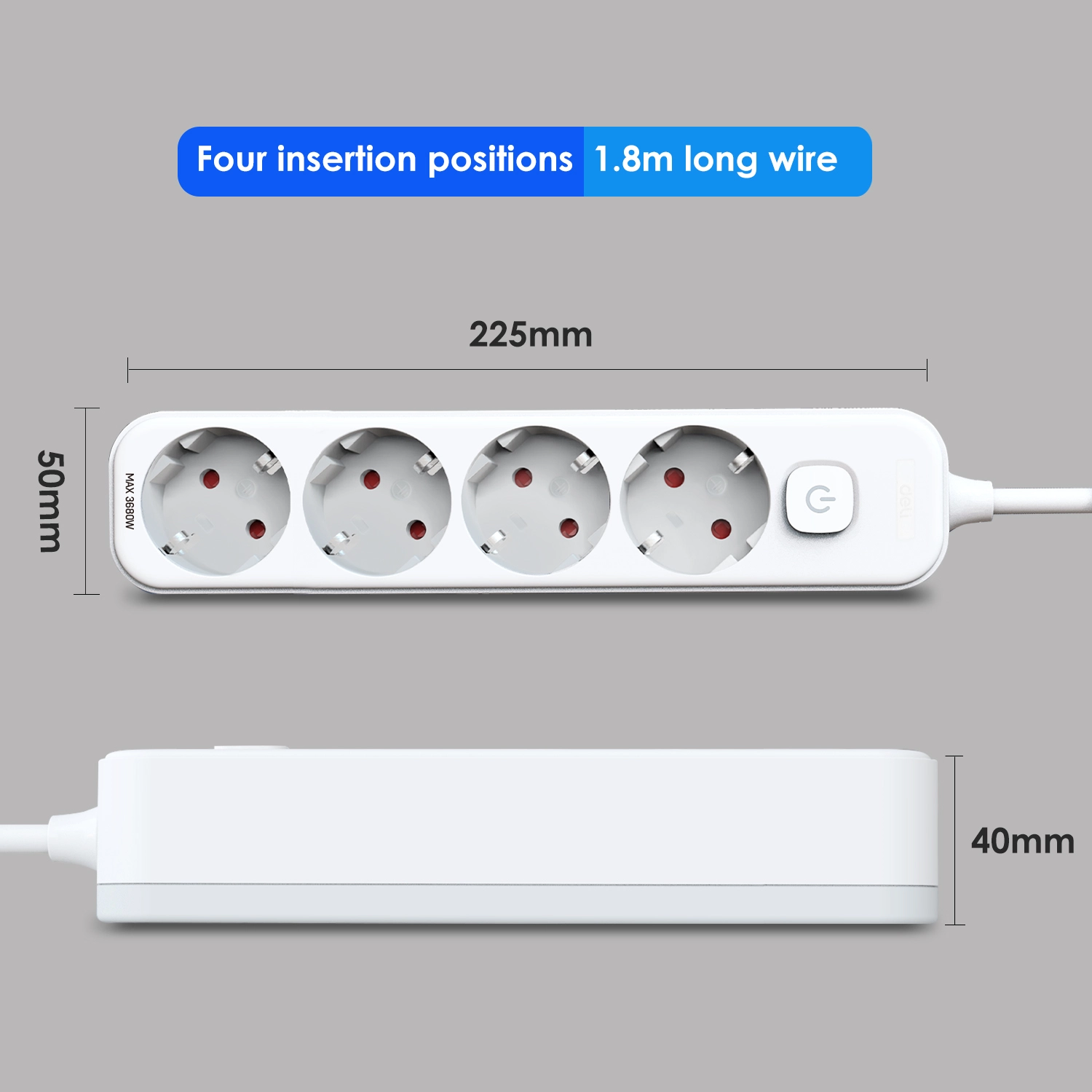 deli et434 power strip 9