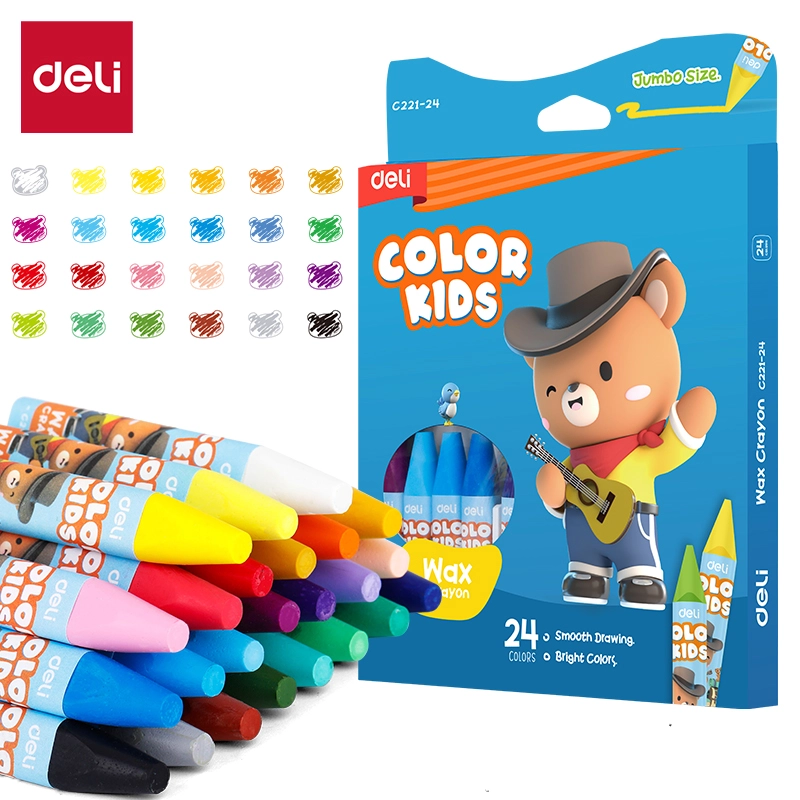 deli ec221 24 wax crayon 1