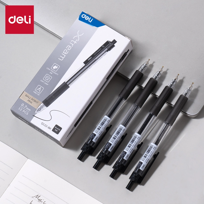 Deli-EQ122-BK Ballpoint Pen