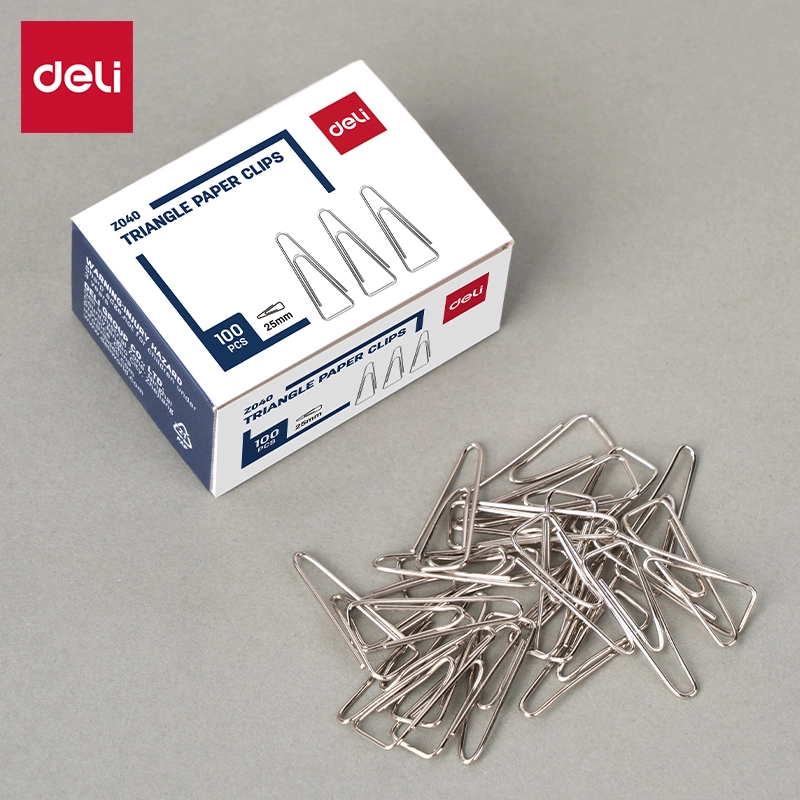 Deli-EZ040 Triangle Paper Clips