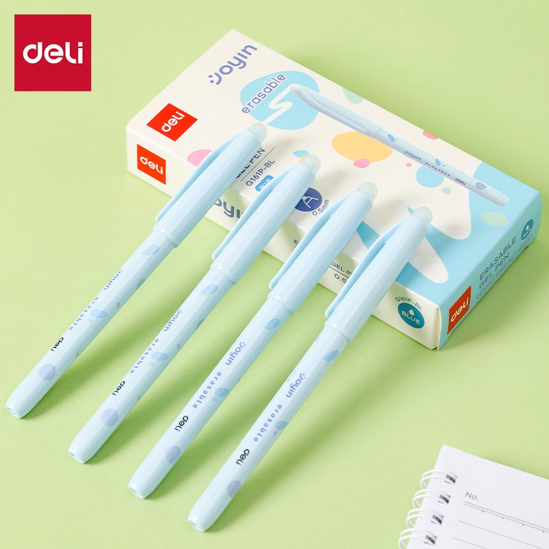 Deli-EG161P-BL Erasable Gel Pen