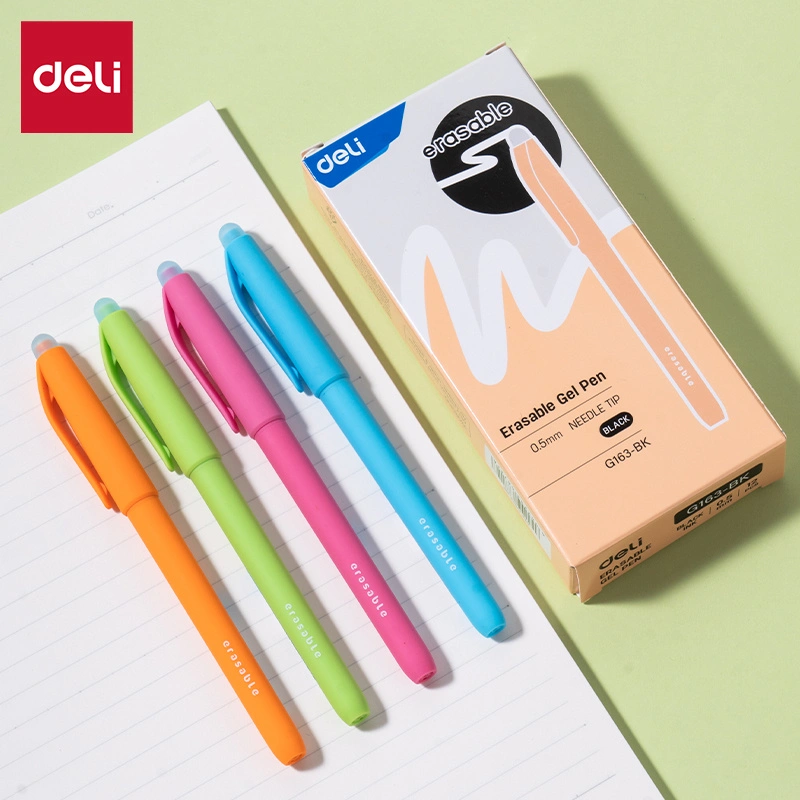 Deli-EG163-BK Erasable Gel Pen