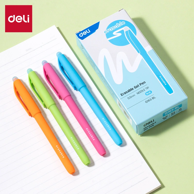 Deli-EG163-BL Erasable Gel Pen