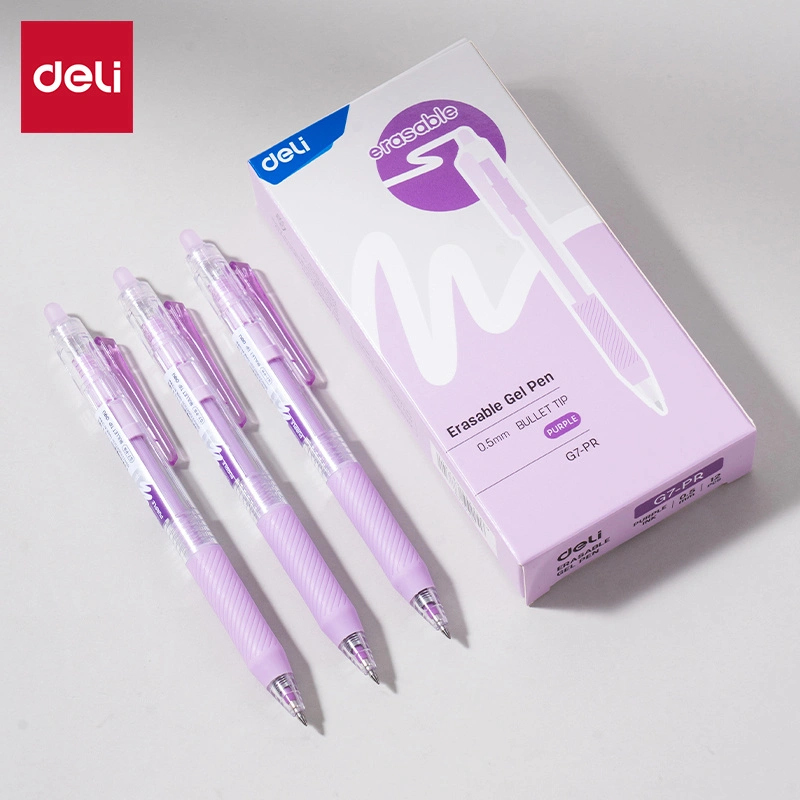 Deli-EG7-PR Erasable Gel Pen